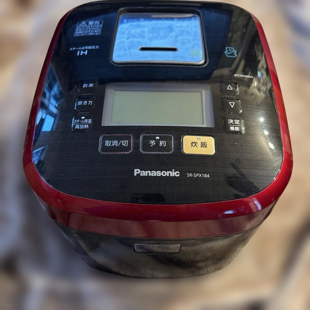 ★一升炊き★パナソニックスチーム&可変圧力IHジャー炊飯器 SR-SPX184