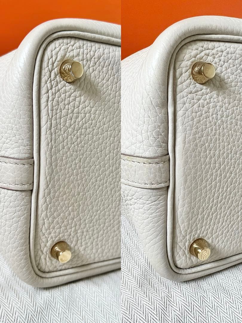 付属品完備★ エルメス ピコタンロック PM ベトン B刻印 オマケ付き