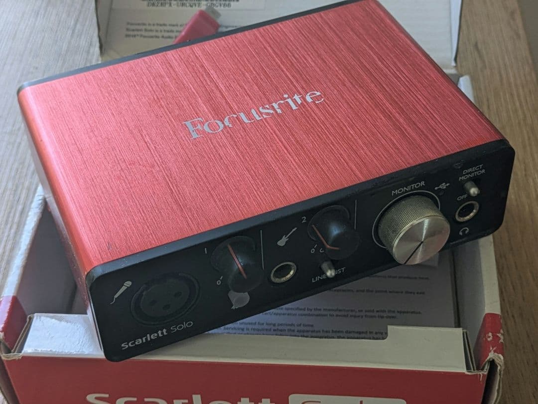 DTM・DAW Focusrite Scarlett Solo
