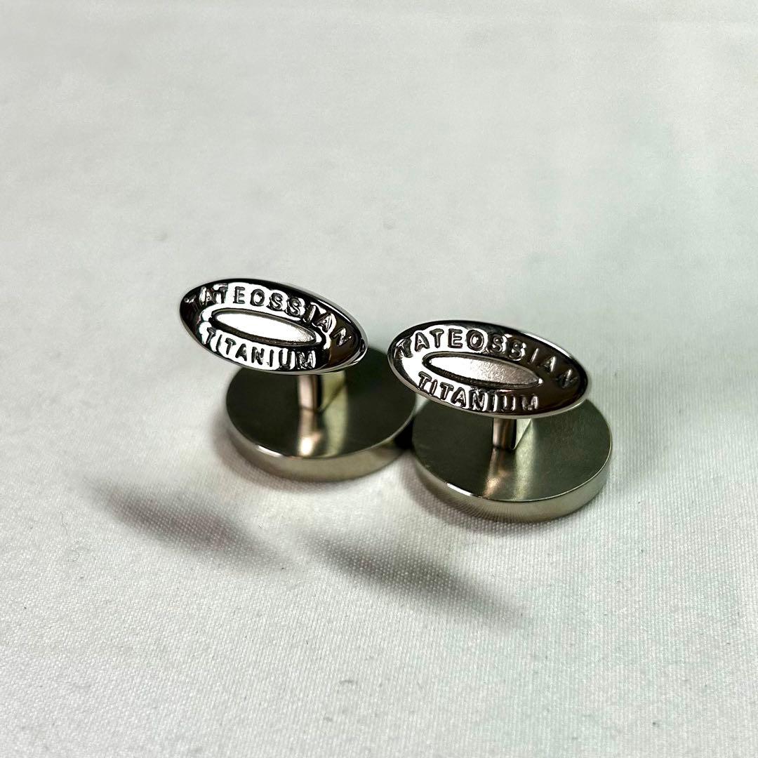 【mh/5.19/20】TATEOSSIAN チタン製カフリンクス