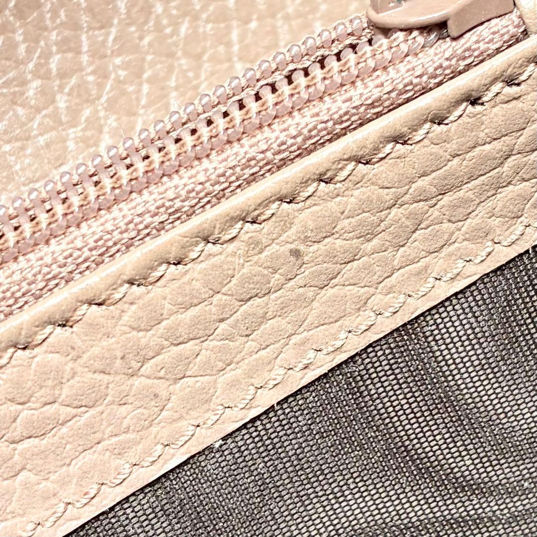【新品・保管品】GUCCI 長財布 ダブルG バイカラー コンチネンタル ピンク