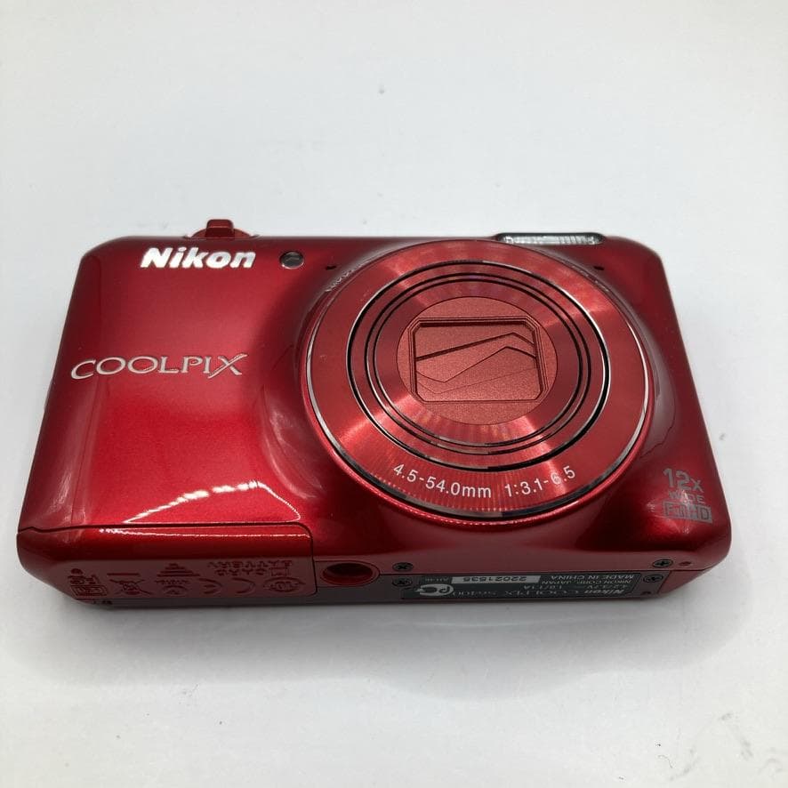 Nikon COOLPIX S6400 レッド デジタルカメラ コンデジ ニコン