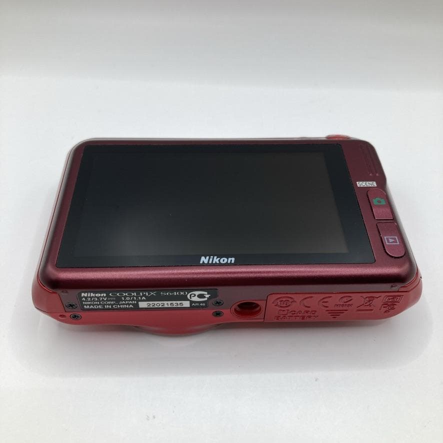 Nikon COOLPIX S6400 レッド デジタルカメラ コンデジ ニコン