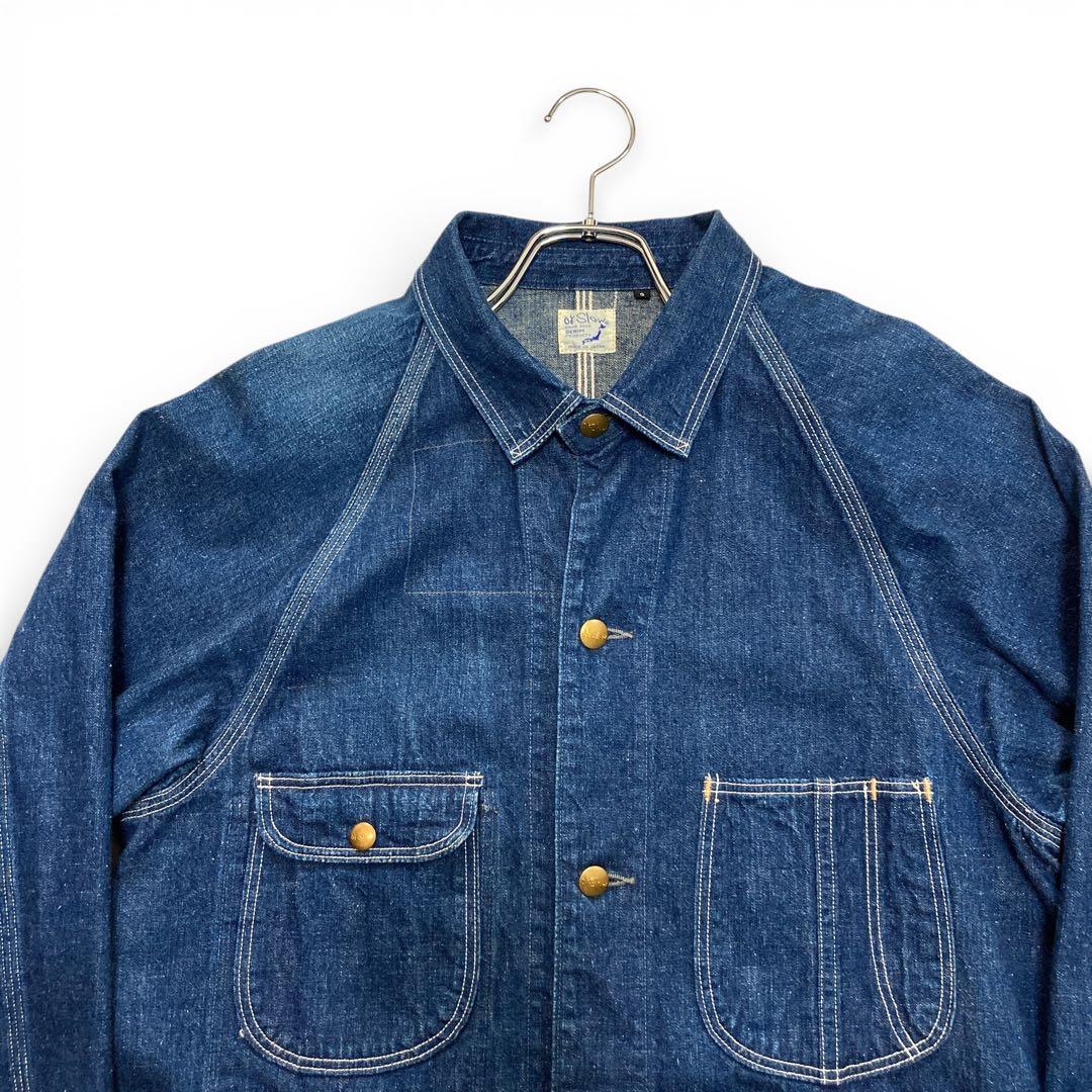 【極美品】orSlow オアスロウ 50s デニムカバーオール 濃紺 3