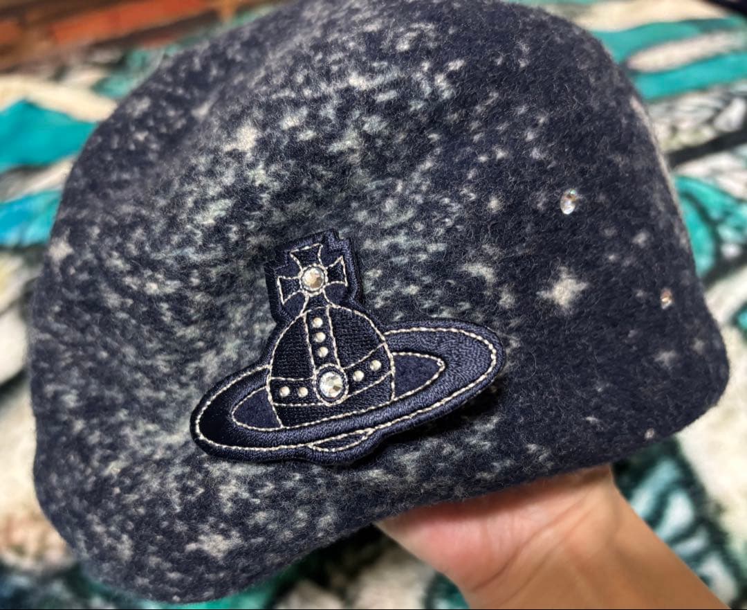 ヴィヴィアンウエストウッドベレー帽 ミルキーウェイ レア品