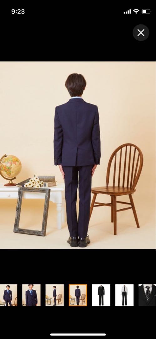 ゆったりサイズ　フォーマル 発表会 卒業式　入学式　スーツセット B体　160