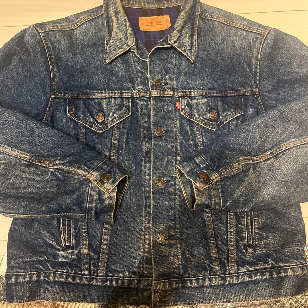 80's Levi's 70411 デニムジャケット フランネルライナー