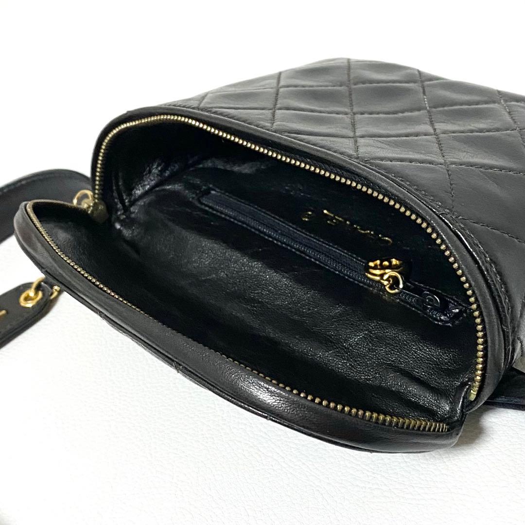 CHANEL / マトラッセ ウエストバッグ ラムスキン