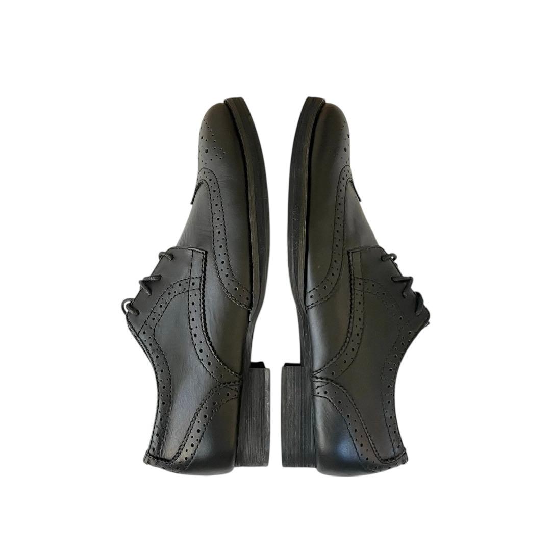 【極美品】◾️ヨウジヤマモト◾️レザーシューズ◾️レースアップ◾️フルブローグ◾️ブラック