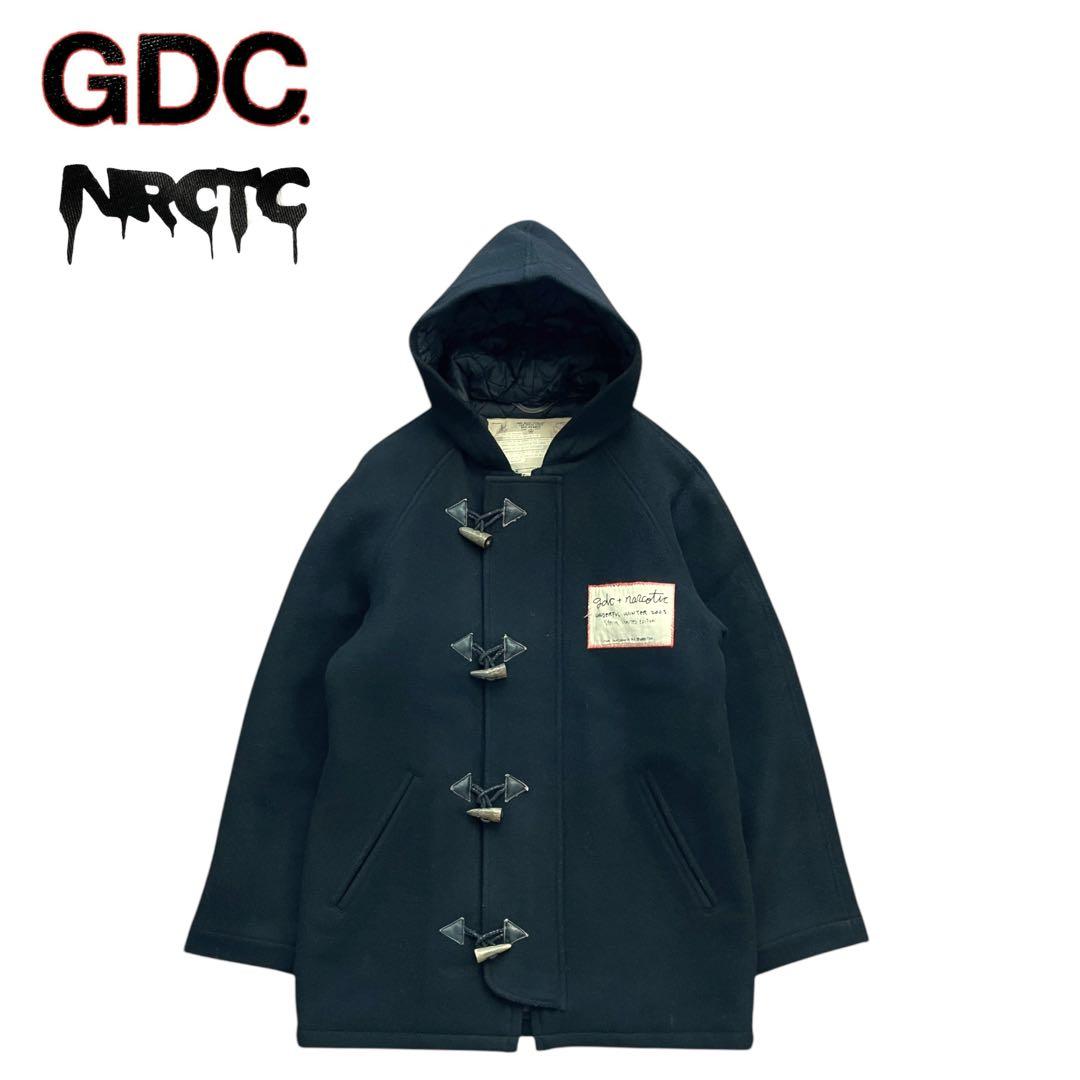 GDCジ-ディ-シ- 03s 日本製 ウール 中綿キルティング ダッフルコート