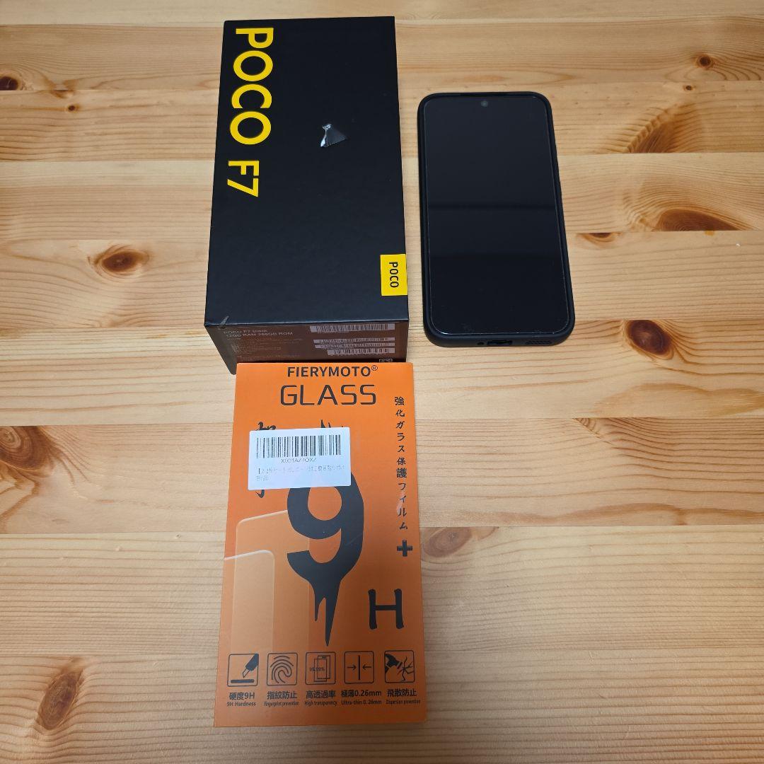 スマートフォン本体 POCO F7 Black 12GB RAM 256GB ROM