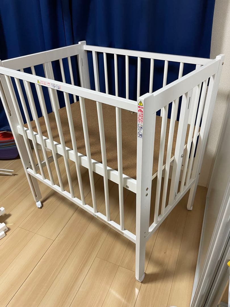 【RINGOhiroshima】ワンタッチハイベッド　クールミニ　ホワイト