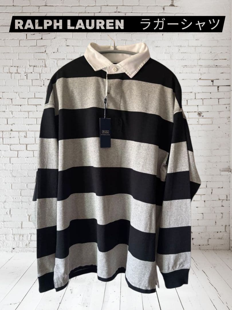 【新品未使用】ラルフローレン ラガーシャツ Sサイズ ビッグフィット