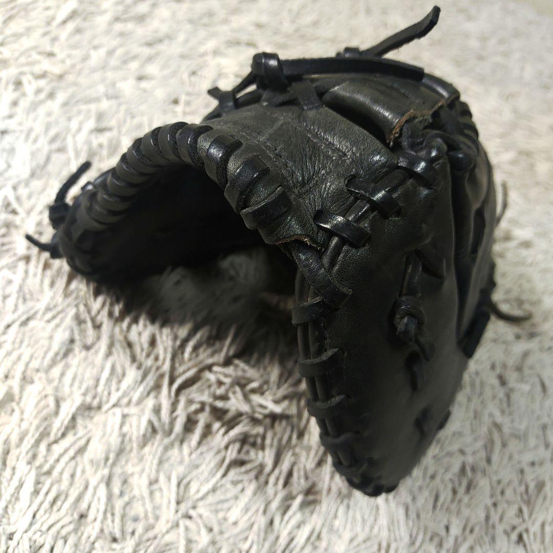 【ファーストミット】mizuno　軟式野球　グローブ　ブラック　一般