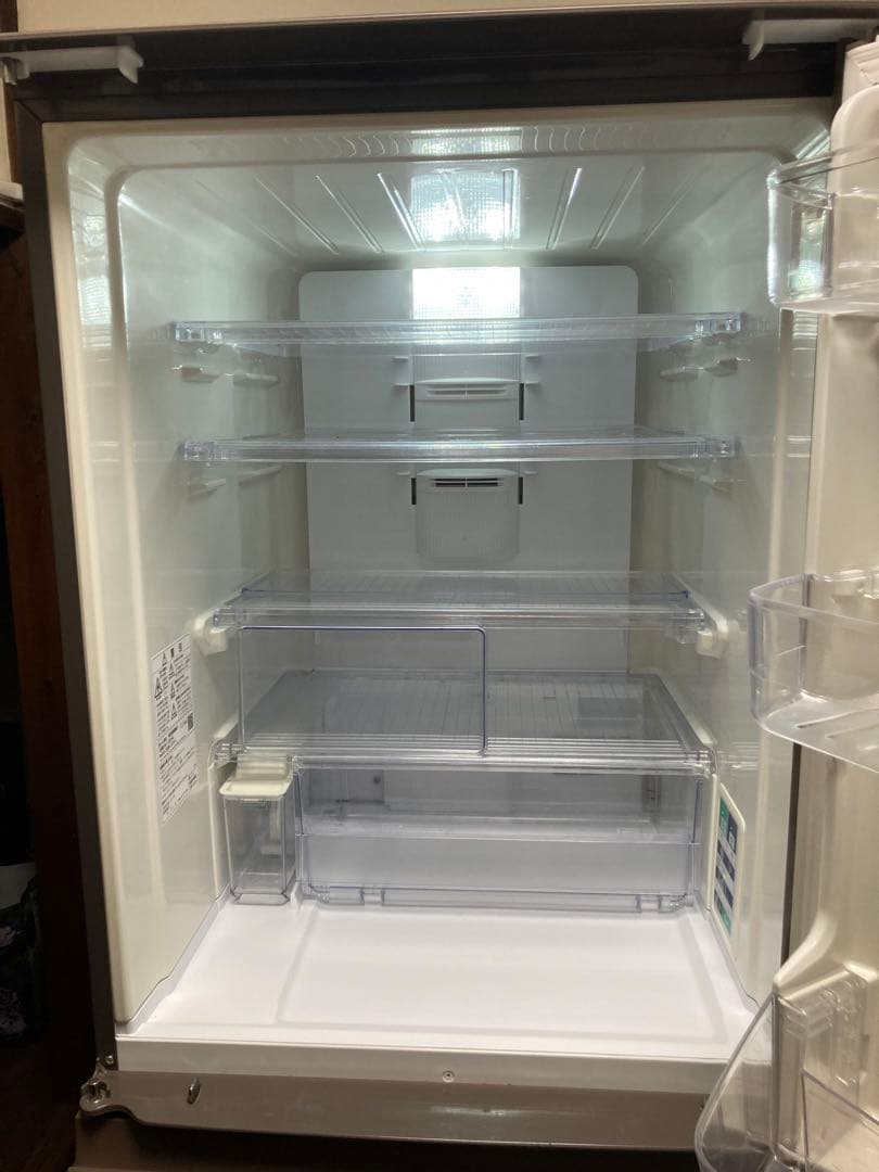 シャープ　プラズマクラスター付　冷蔵庫　SJ-GW35C-T 2017年式