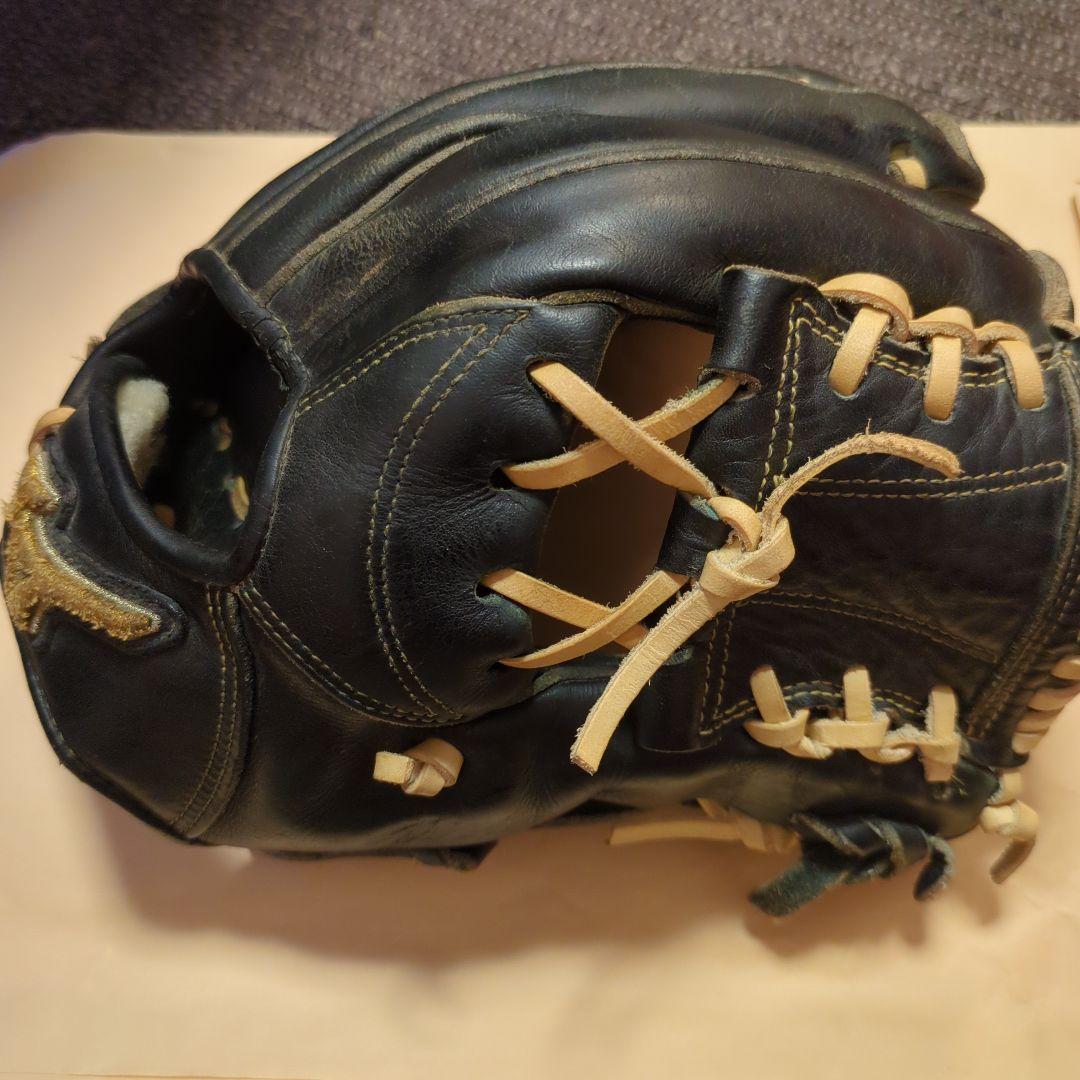 ミズノプロ　MIZUNO PRO　 硬式野球グローブ 黒