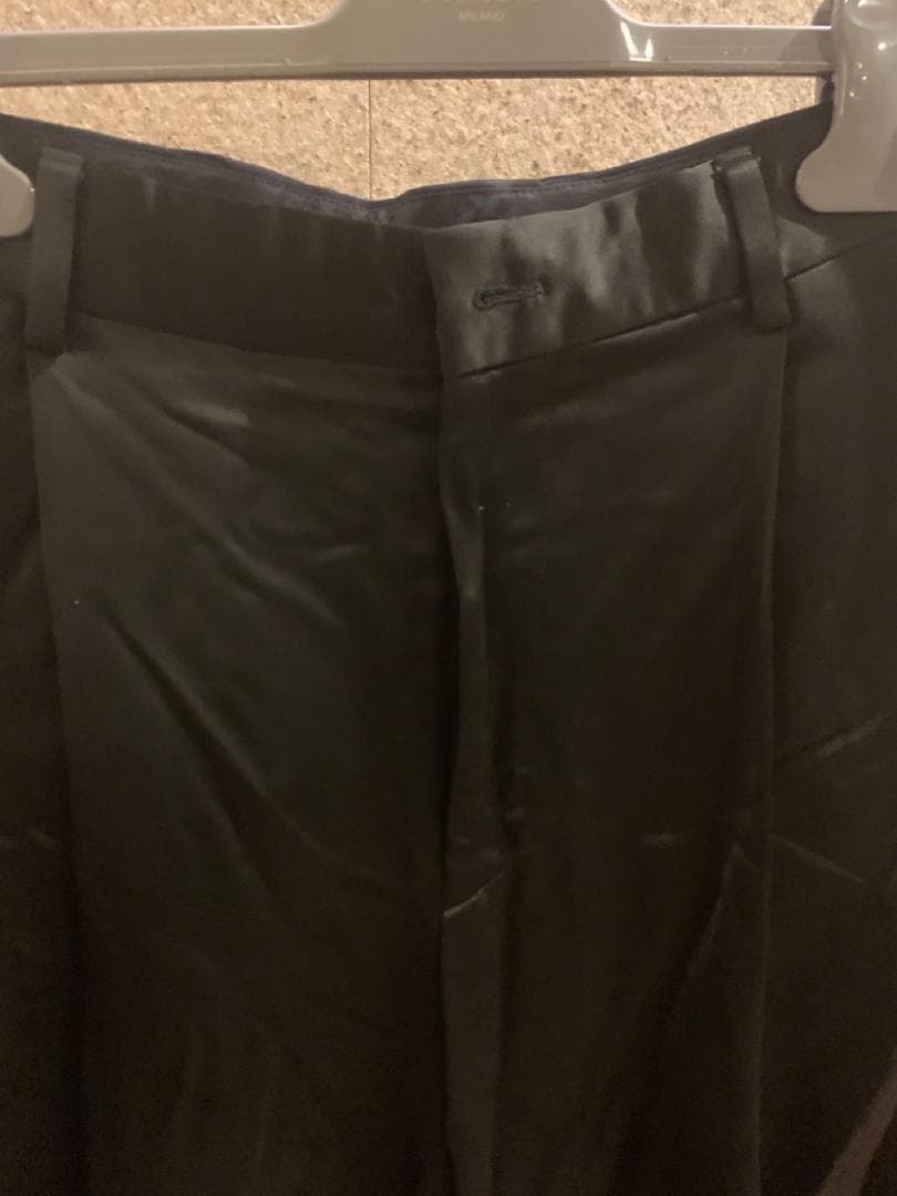 dries van noten スラックスパンツ 黒 48 ビスコース100%