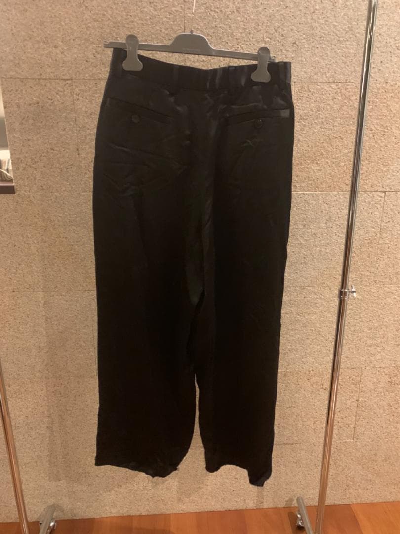 dries van noten スラックスパンツ 黒 48 ビスコース100%