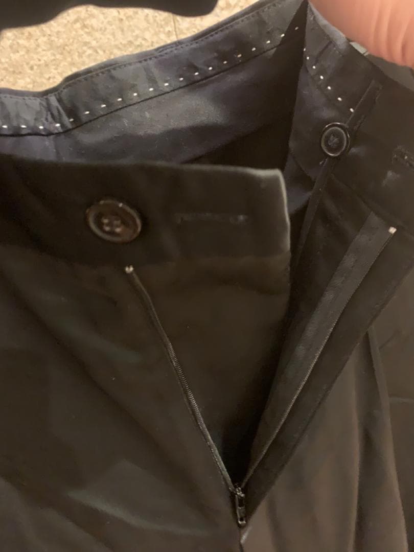 dries van noten スラックスパンツ 黒 48 ビスコース100%