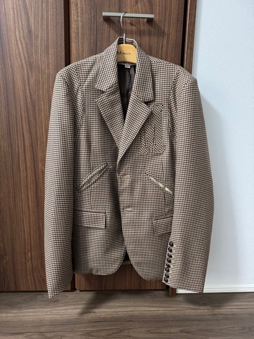 コ*降様 MASU VARSITY TAILORED JACKET(BROWN)