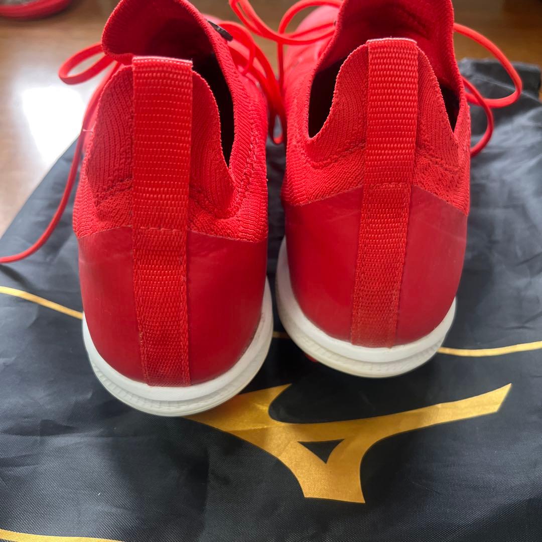 限定品MizunoPro レッド スパイク 収納袋付き