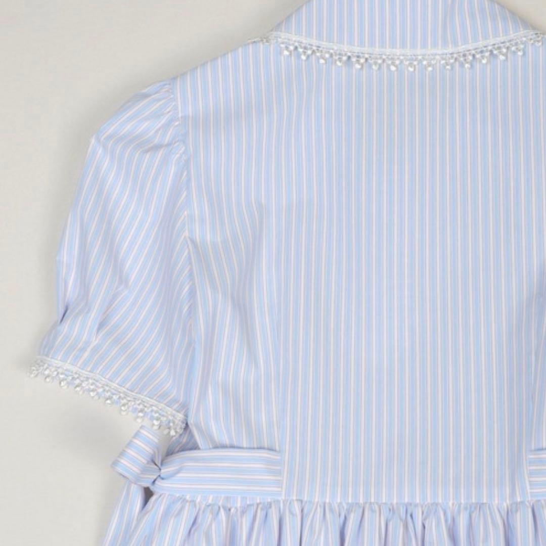 【極美品】MILK ムーンライトドレス ワンピース ミルク サックスストライプ