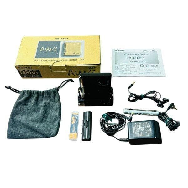SHARP アウビィ MD-DS55-S 1ビットポータブルMDプレーヤー