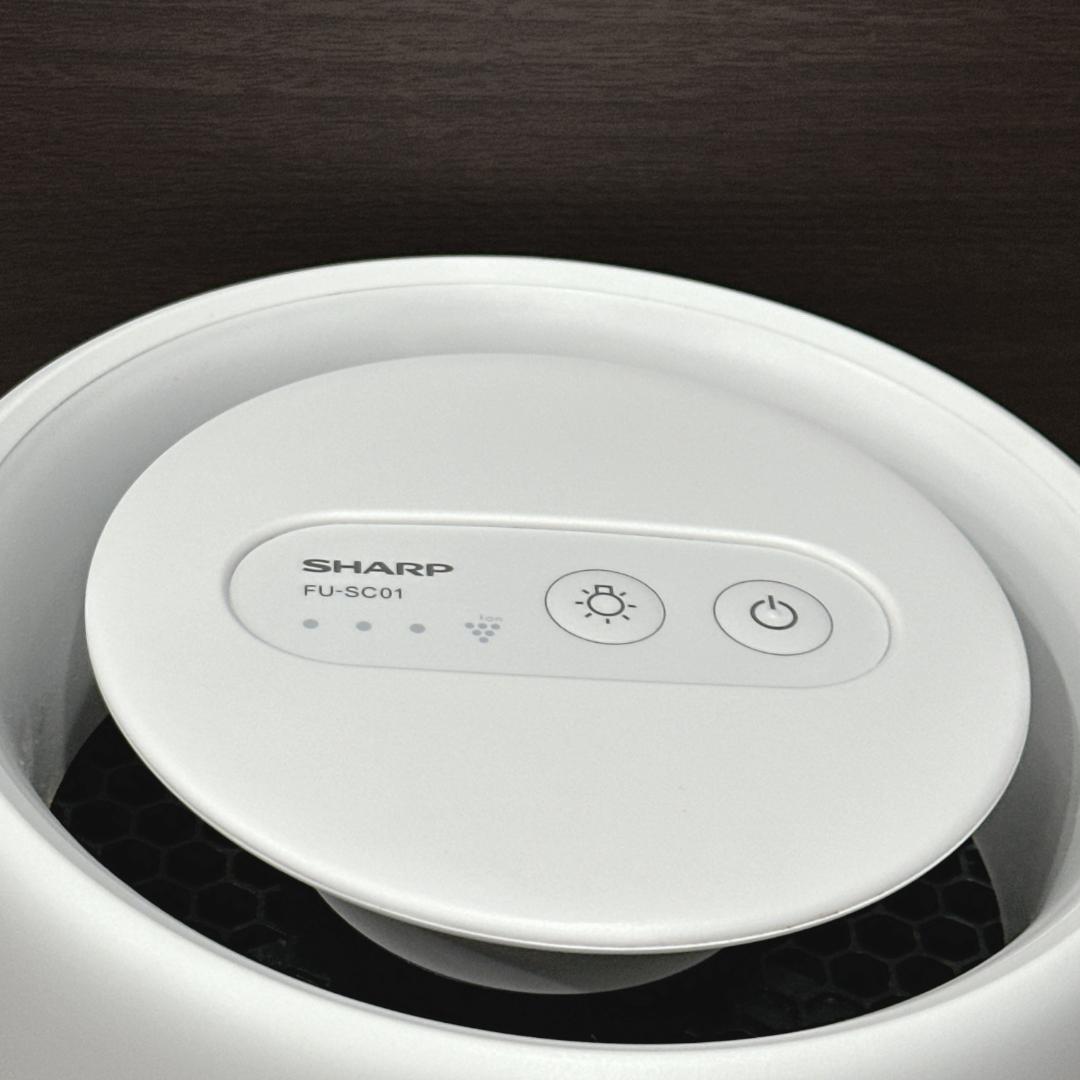 【美品】シャープ 空気清浄機 FU-SC01-W プラズマクラスター7000