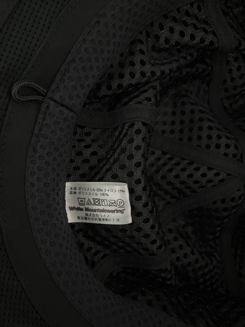 帽子 white mountaineering BLK crosspeak hat