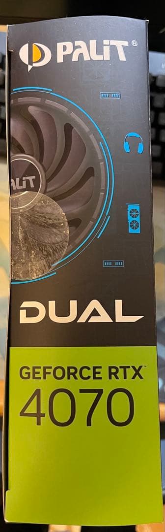 グラフィックボード・グラボ・ビデオカード PALIT GeForce RTX 4070 12GB Dual