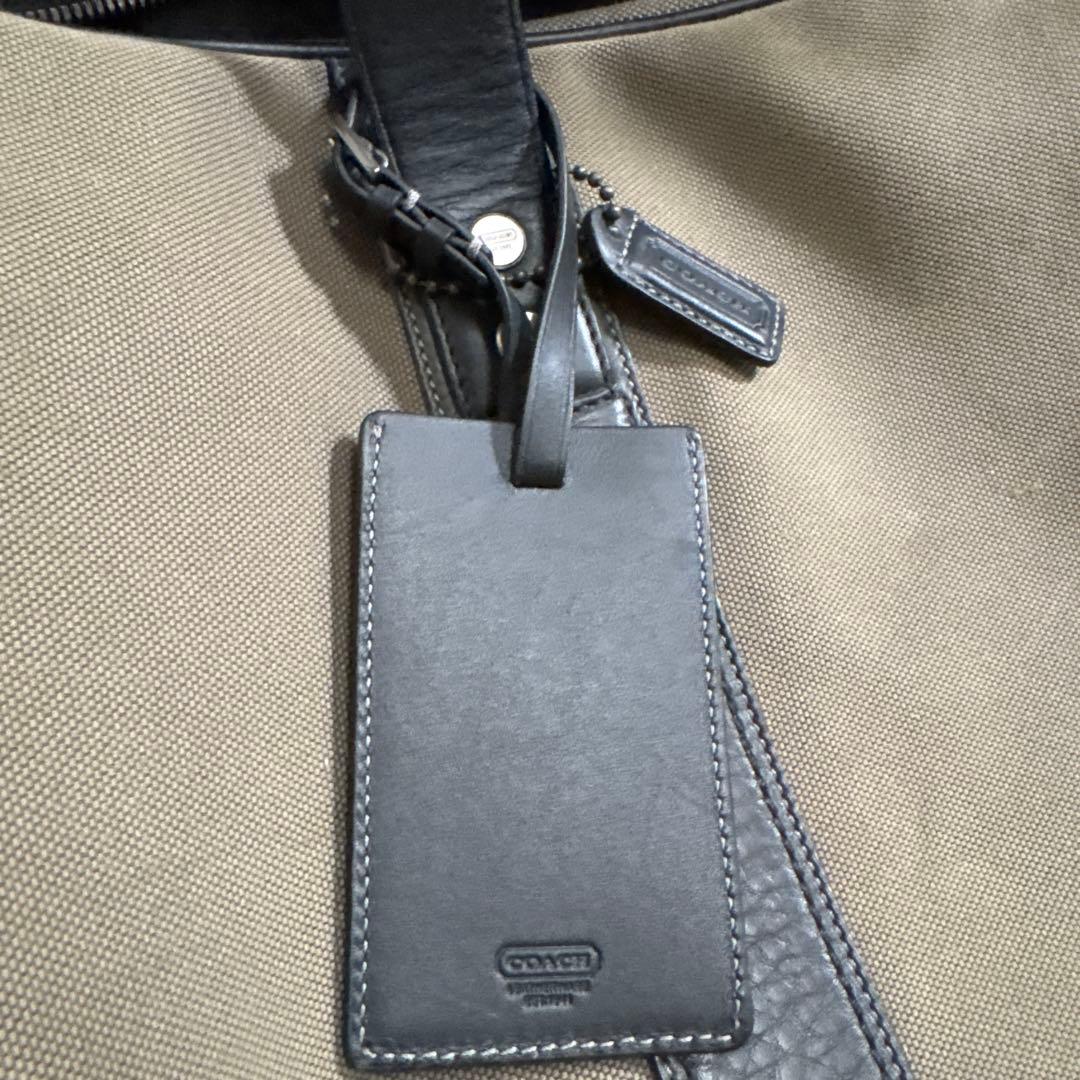 s*a様 COACH カーキ ボストンバッグ