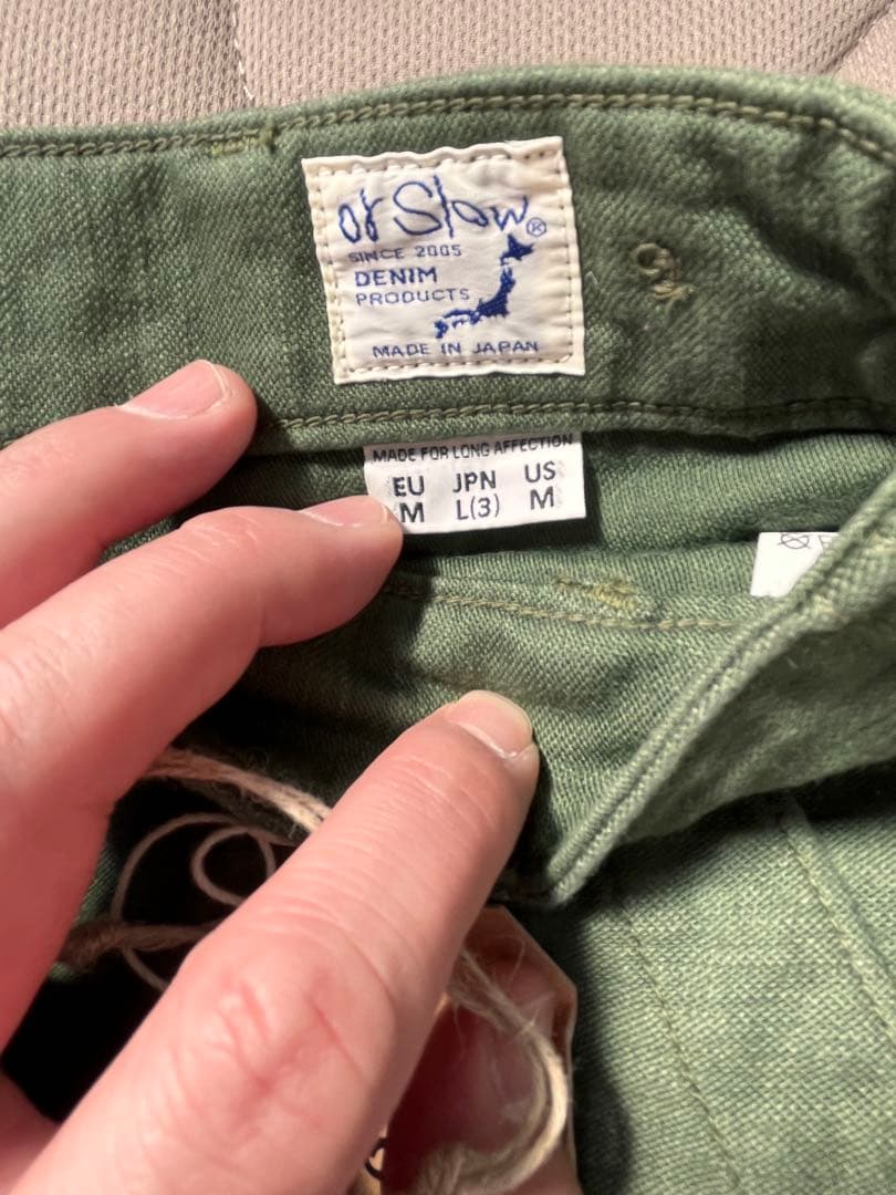 orSlow オアスロウファティーグパンツ(3)L