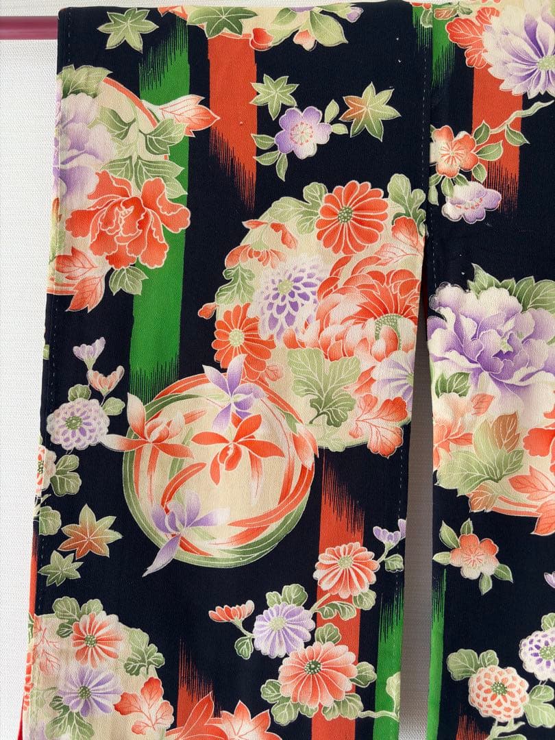 アンティーク　錦紗　子供着物