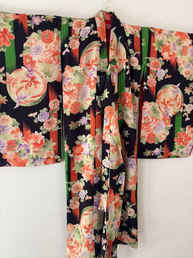 アンティーク　錦紗　子供着物