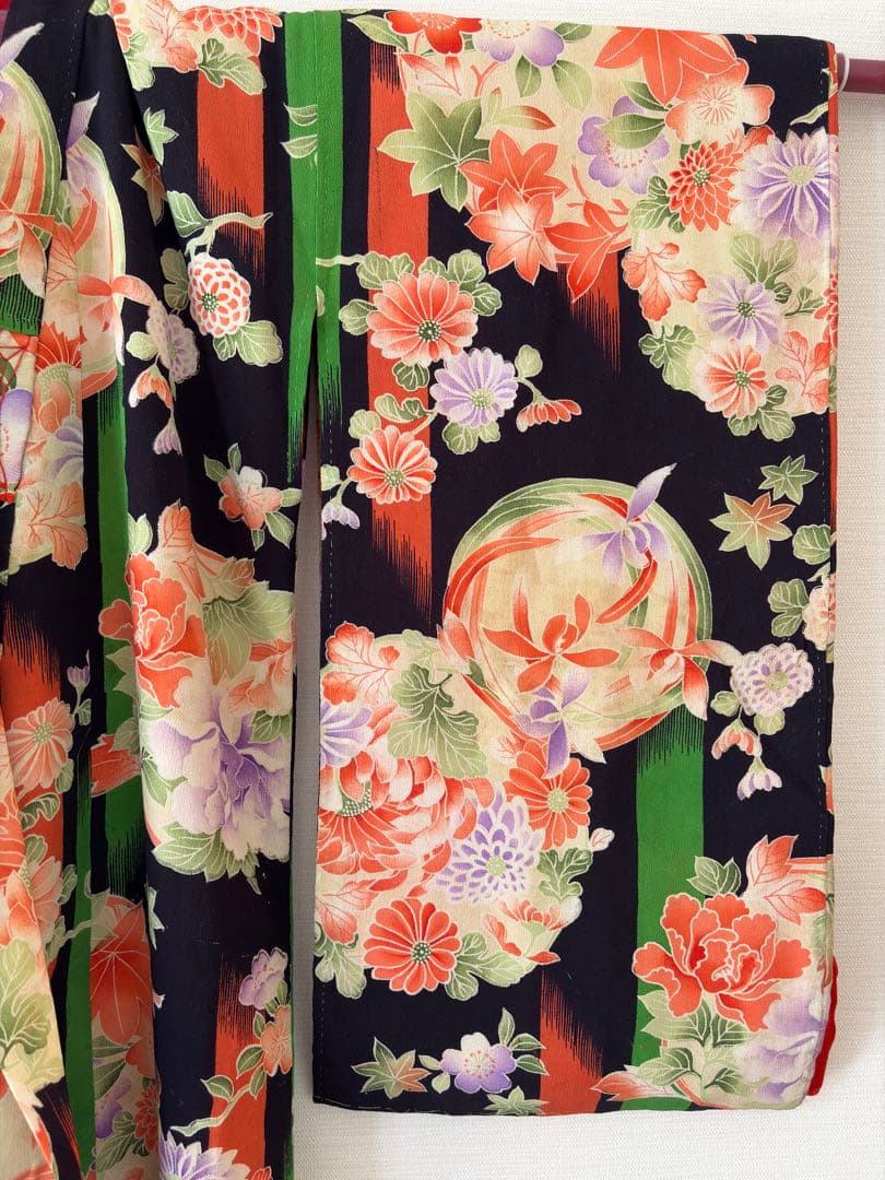 アンティーク　錦紗　子供着物