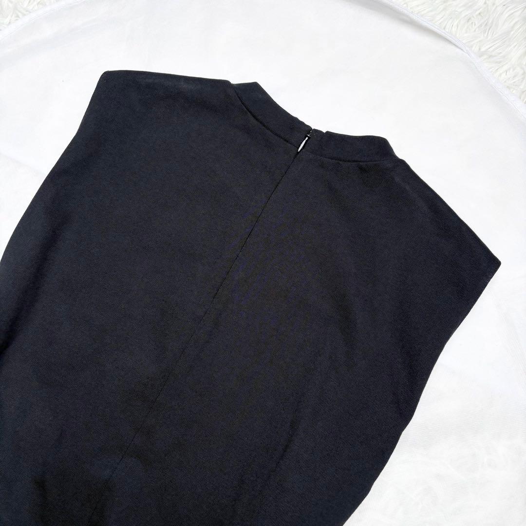 プラダ 2021 コットン リナイロン 切替ワンピース トライアングルロゴ 40