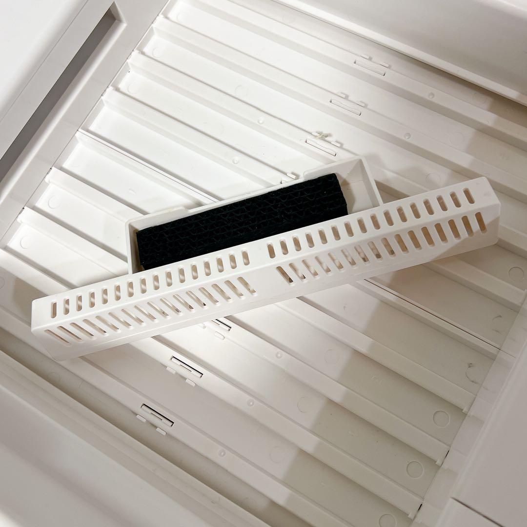 ZitA SQUARE ふた付き自動開閉 ごみ箱 45L 白 ジータ スクエア