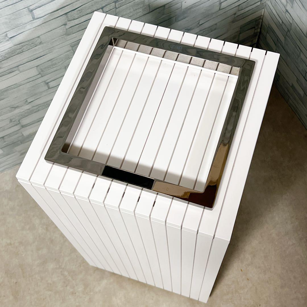 ZitA SQUARE ふた付き自動開閉 ごみ箱 45L 白 ジータ スクエア