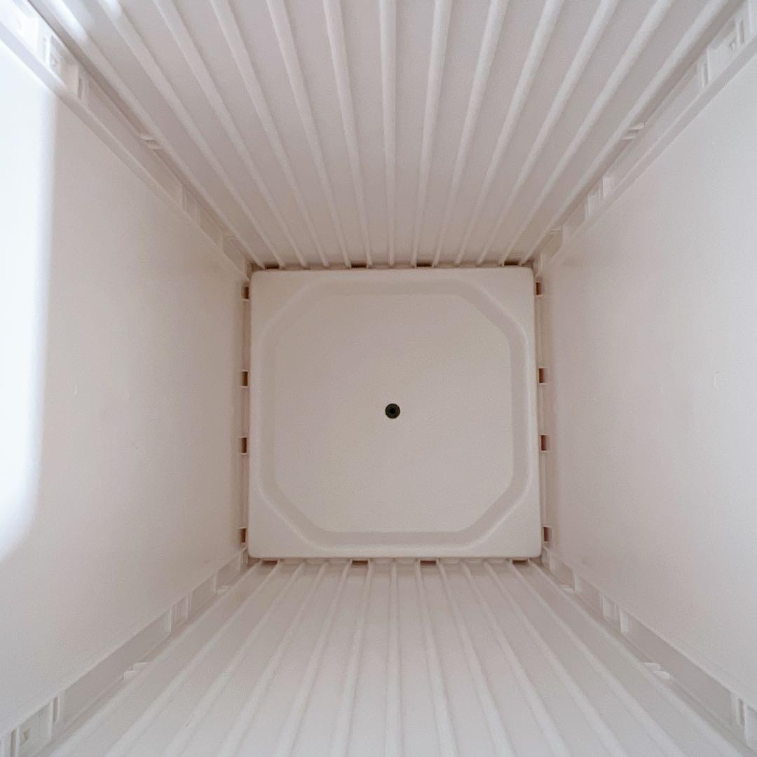 ZitA SQUARE ふた付き自動開閉 ごみ箱 45L 白 ジータ スクエア