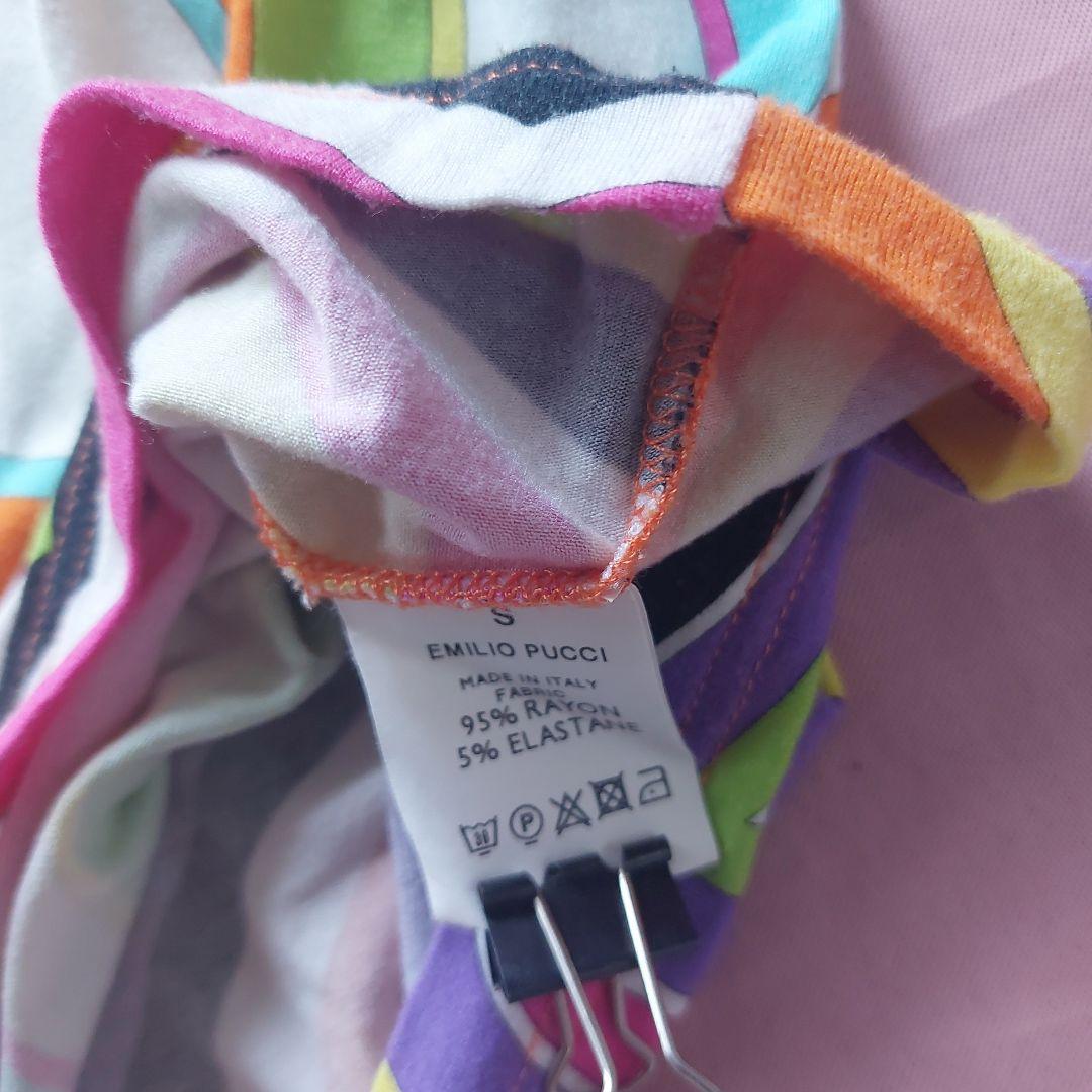 エミリオプッチ マルチカラーノースリーブトップスキャミソールTシャツカットソー