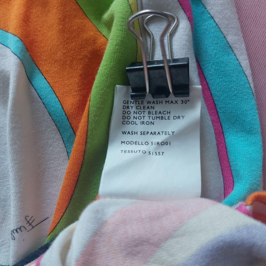 エミリオプッチ マルチカラーノースリーブトップスキャミソールTシャツカットソー