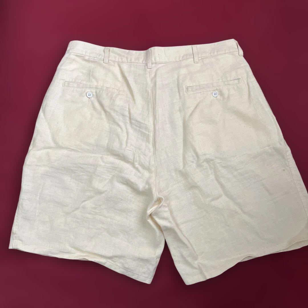 Ralph Lauren リネン ベージュ ショートパンツ ヴィンテージ