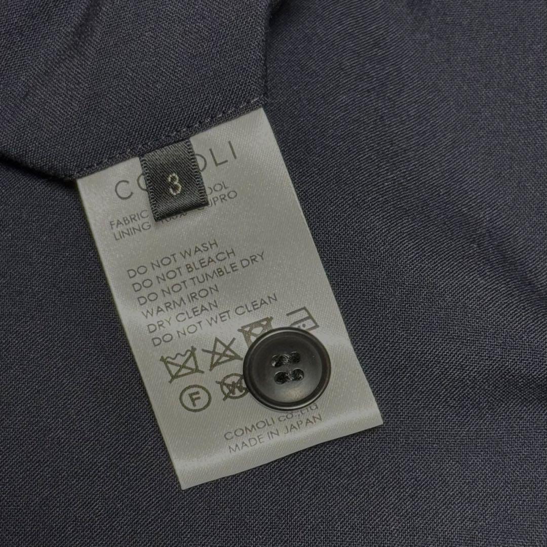 comoli ウール 2タックパンツsize:3