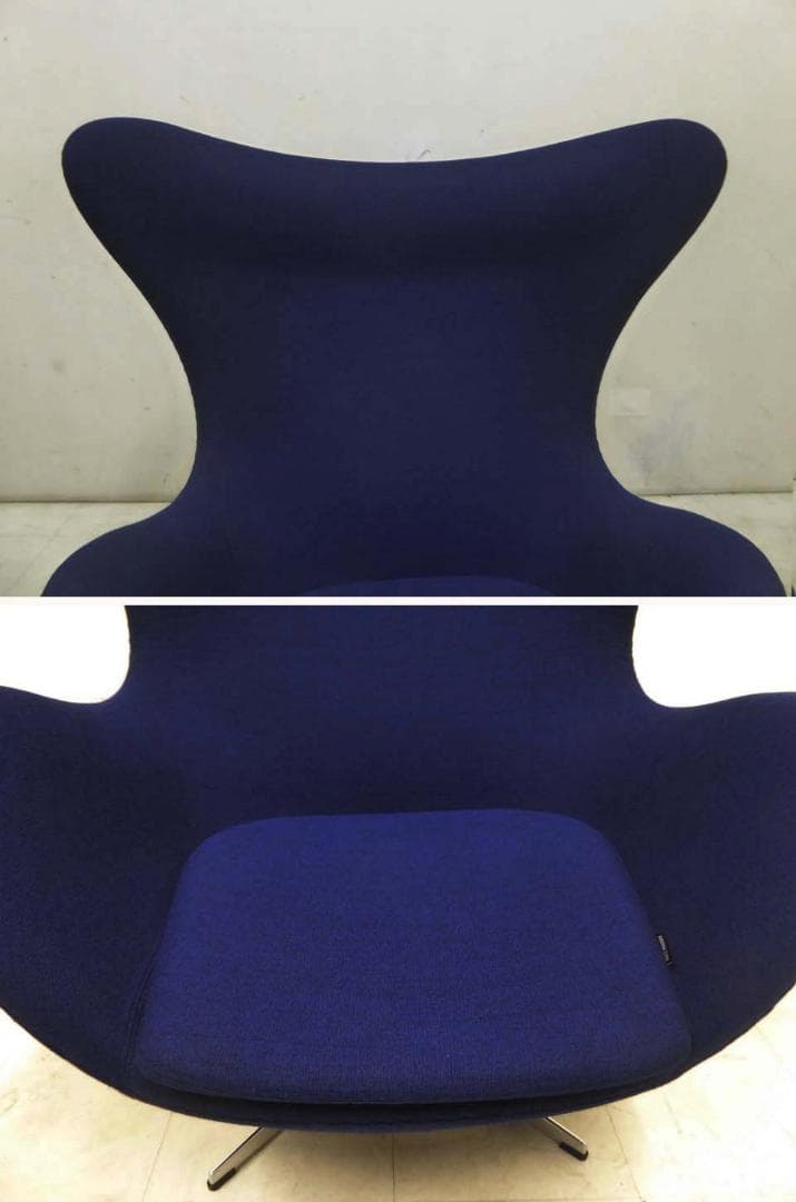 新品未使用品 正規品■フリッツハンセン■定価116万円 エッグチェア ネイビー