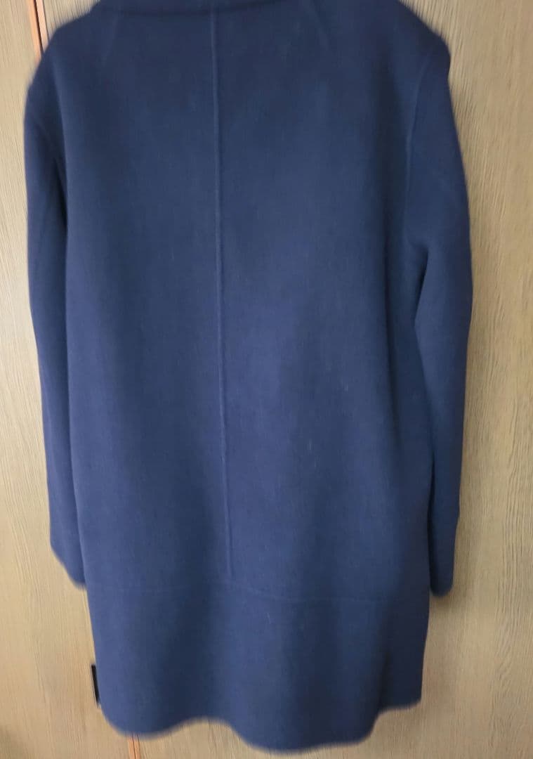 週末SALE‼️極美品！ANAYI 柔らか紺色Pコート　クリーニング済