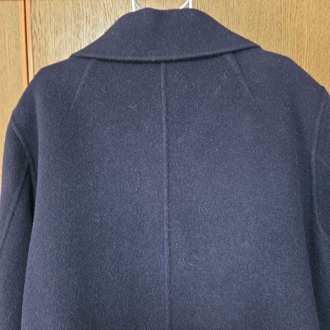 週末SALE‼️極美品！ANAYI 柔らか紺色Pコート　クリーニング済