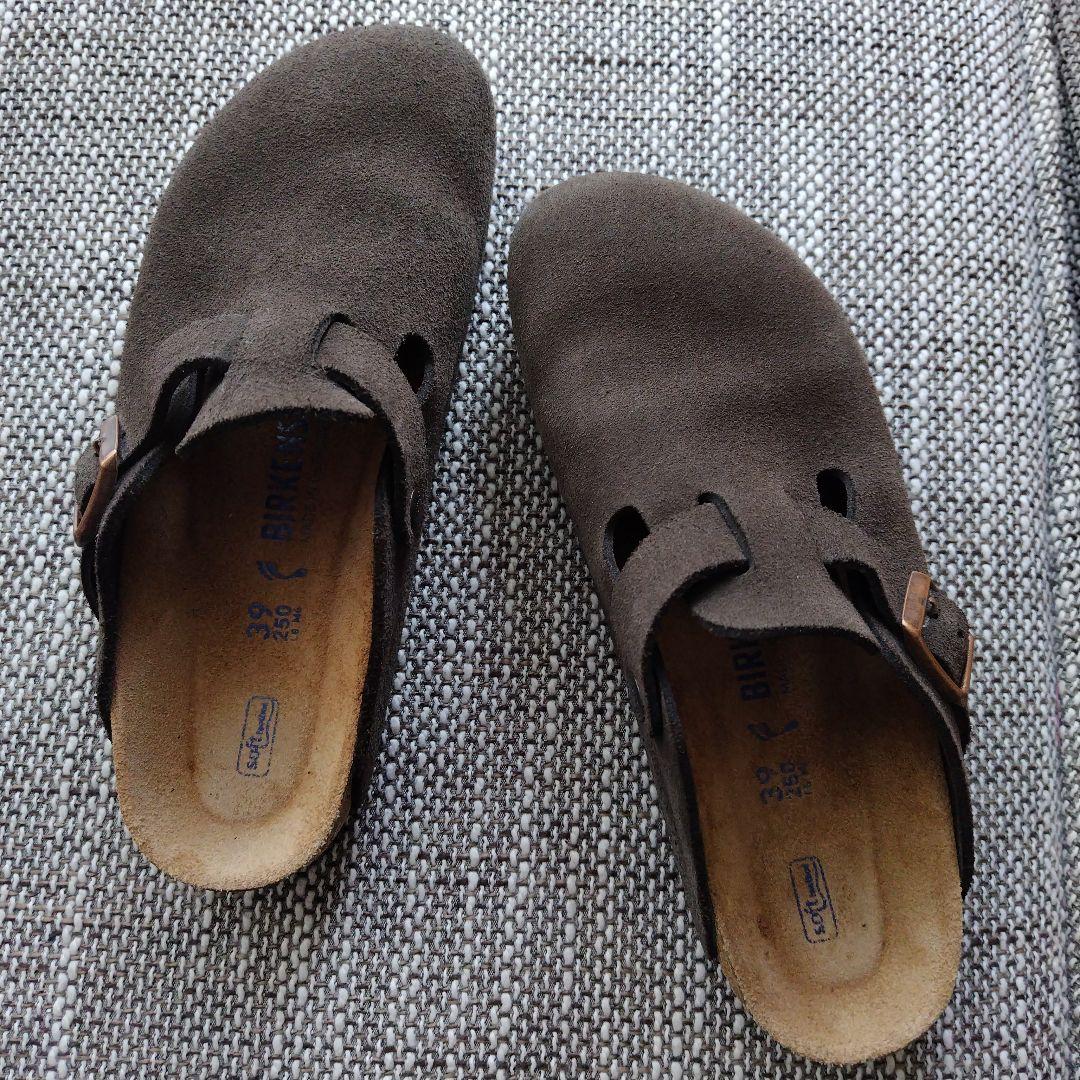 BIRKENSTOCK ビリケンシュトック　スエード　ボストン 39 モカ