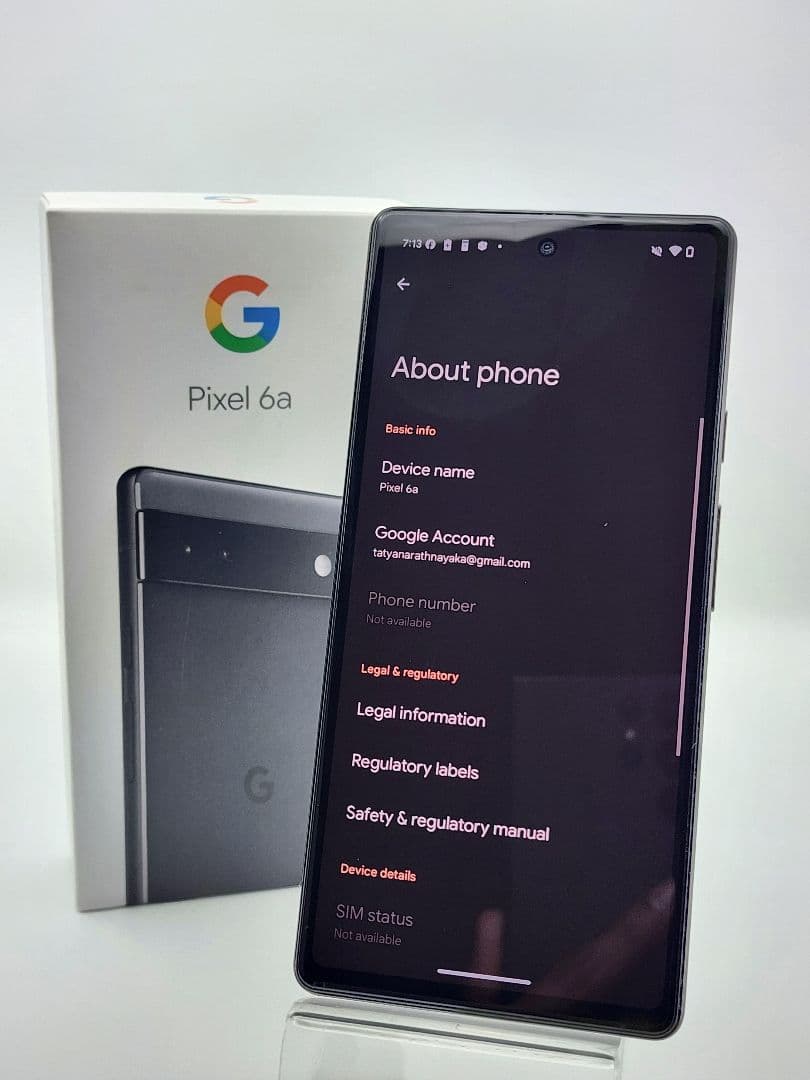 Google Pixel 6a 128GB 6GB 箱付き シムフリー