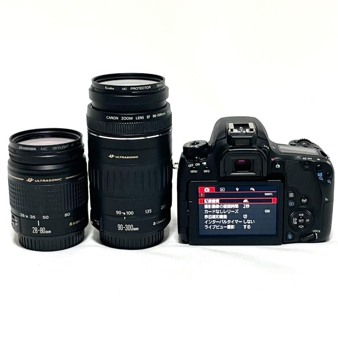 ハイアマチュア機の操作性❣️ Canon EOS 9000D Wレンズセット