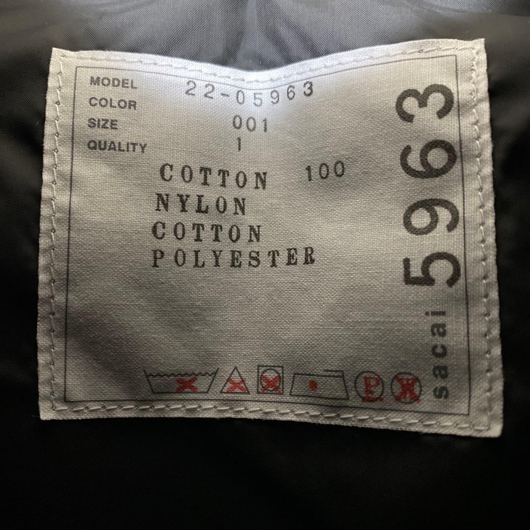 値下げ！sacai パネルデニムジャケット　タグ付き新品